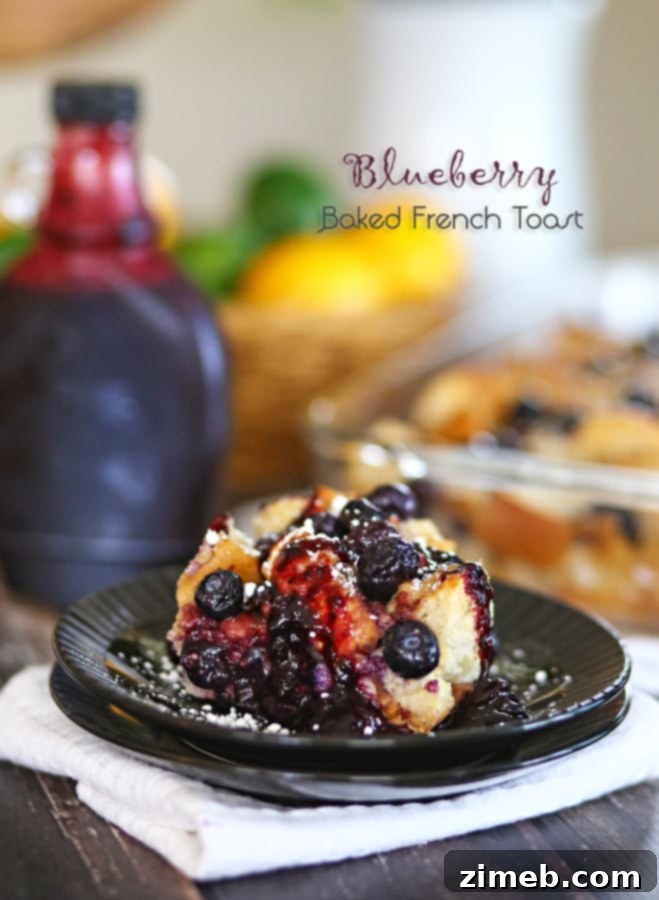 Blueberry French Toast Bake 14 Blueberry Baked French Toast