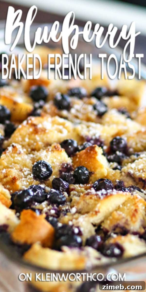 Blueberry French Toast Bake 20 Blueberry Overnight Baked French Toast