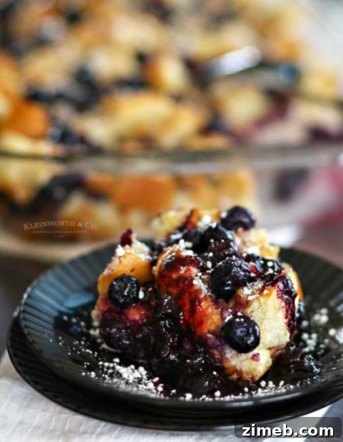Blueberry French Toast Bake 3 blueberry french toast casserole