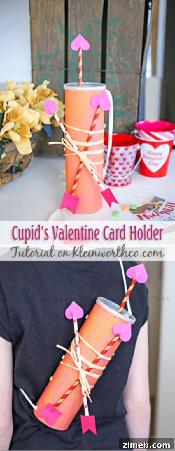Romantic Card Keeper 7 Cupid's Valentine Card Holder - Final Look