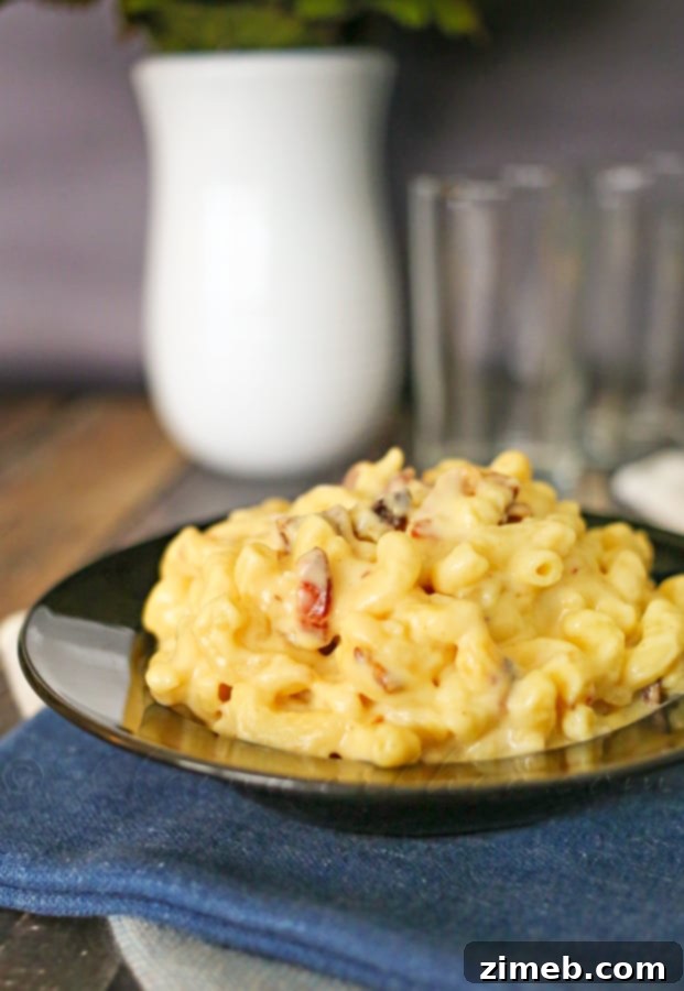 Creamy Mac & Cheese with Bacon