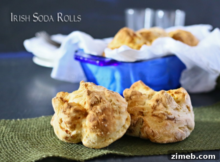 Pot o' Gold Dessert Shooters 9 Hearty Irish Soda Rolls, a traditional bread for St. Patrick's Day meals.