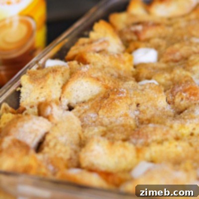 Gooey Caramel Marshmallow French Toast Bake 8 Caramel Marshmallow Baked French Toast
