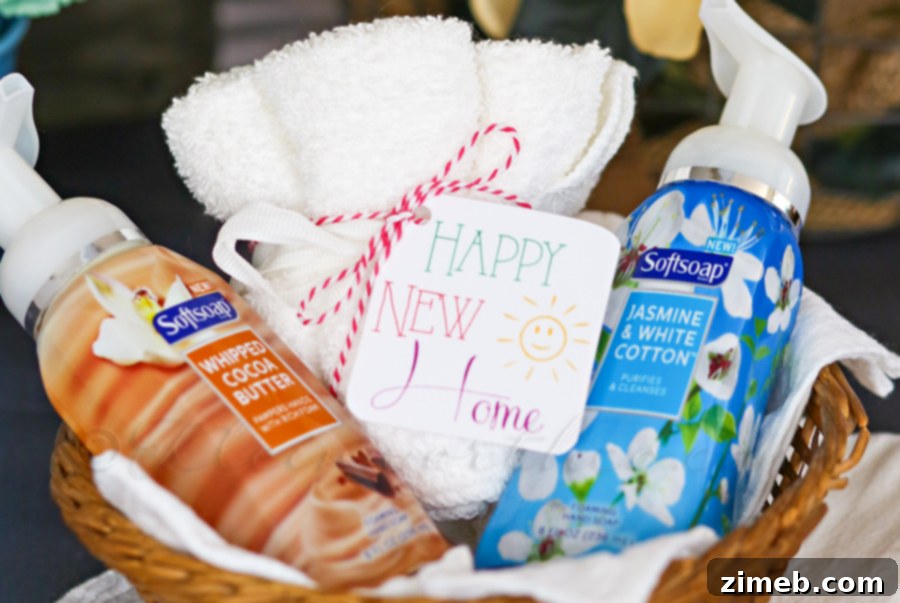 Stylish Housewarming Gifts That Won't Break the Bank 2 Affordable Housewarming Gift Idea - Soap and Hand Towel