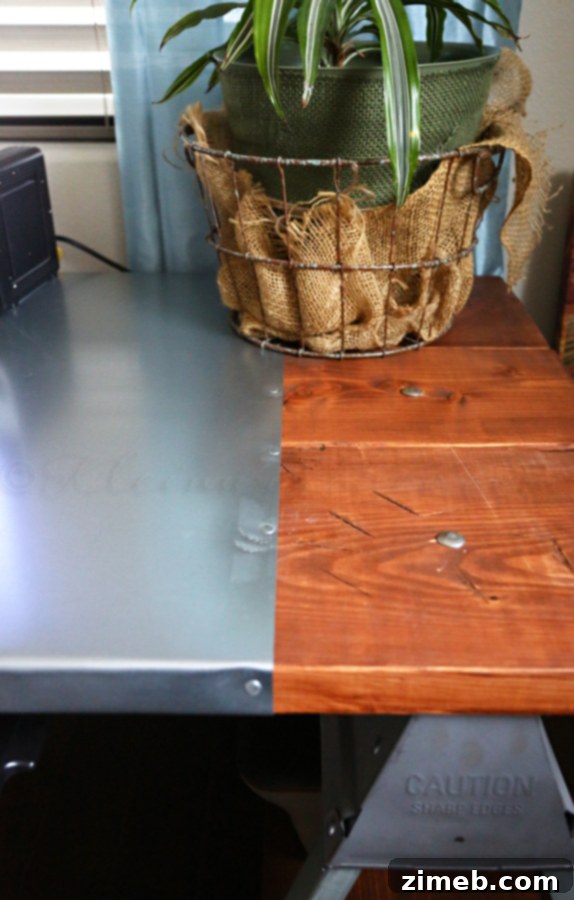 Trestle Loft Workstation 14 Industrial Sawhorse Desk