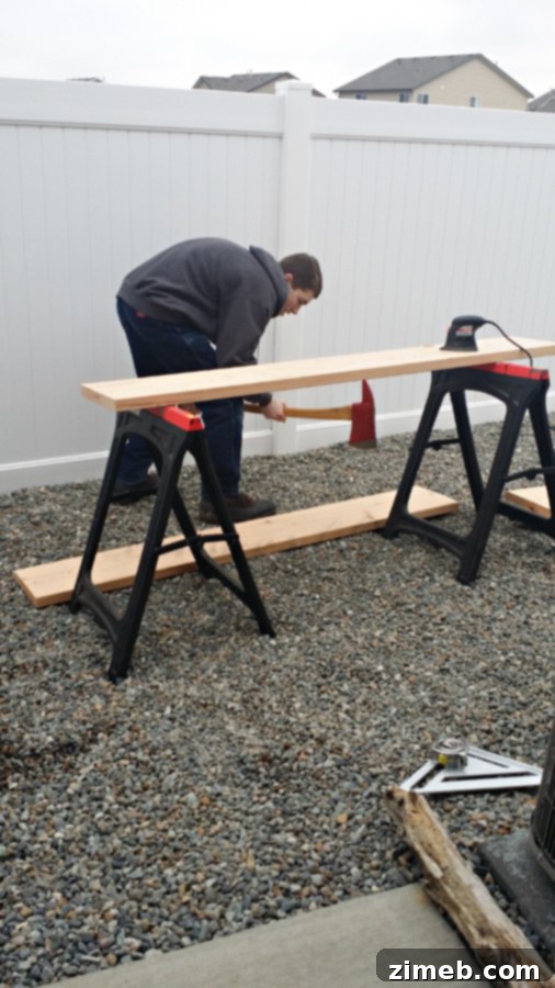 Trestle Loft Workstation 3 Industrial Sawhorse Desk