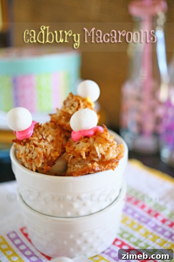 Cadbury Macaroons - a delightful Easter dessert idea