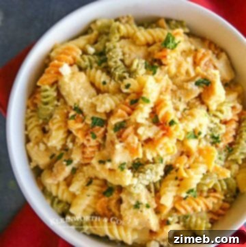 Easy Mac and Cheese 12 how to make Triple Cheddar Chicken Pasta