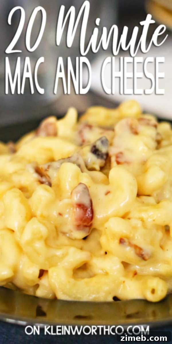 Easy Mac and Cheese 7 20 minute Easy Mac & Cheese, a quick and delicious stovetop mac and cheese