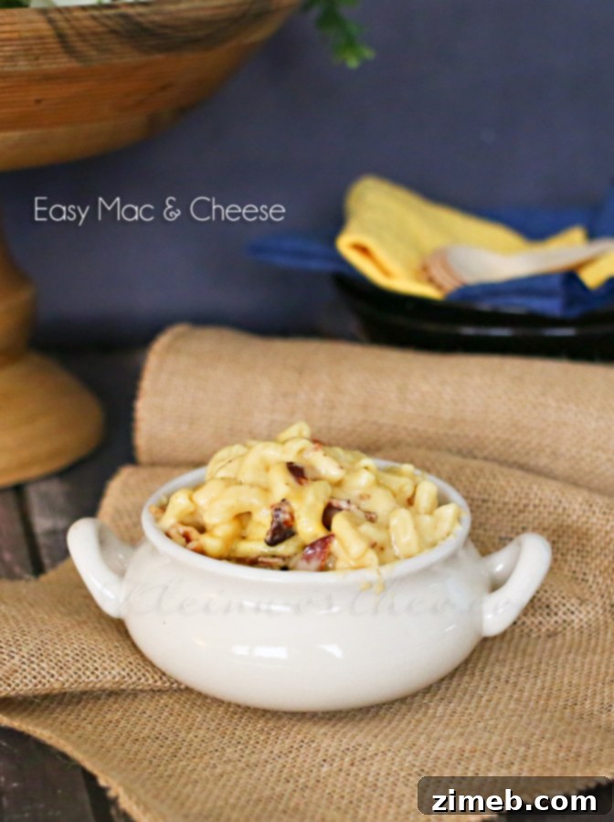 Easy Mac and Cheese 8 Easy Mac & Cheese, a simple and delicious family dinner idea