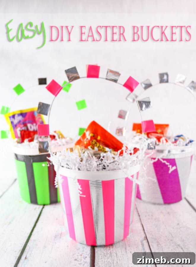 Easter Egg Displays 12 DIY Personalized Easter Bucket for Gifts and Treats