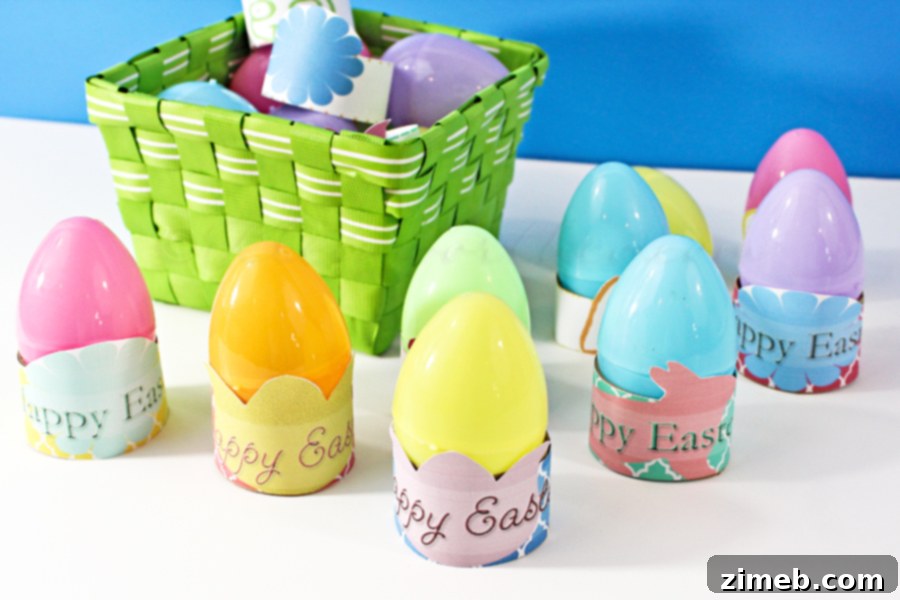 Easter Egg Displays 3 Essential Craft Supplies for Easter Egg Stands: Printables, Cardboard, Tape, Scissors