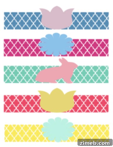 Easter Egg Displays 10 Free Easter Printable Design 3 for Egg Stands