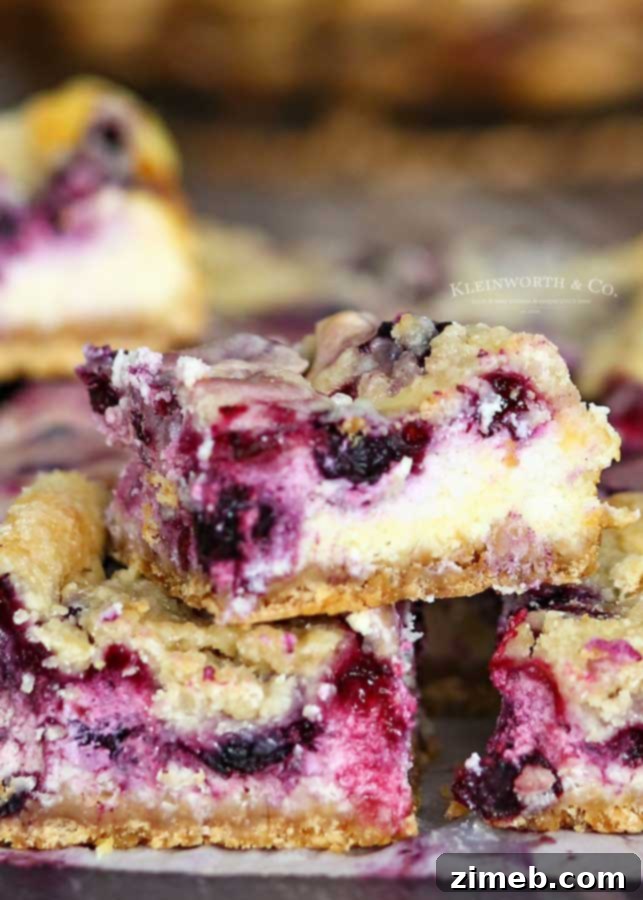 how to make Blueberry Cheesecake Bars