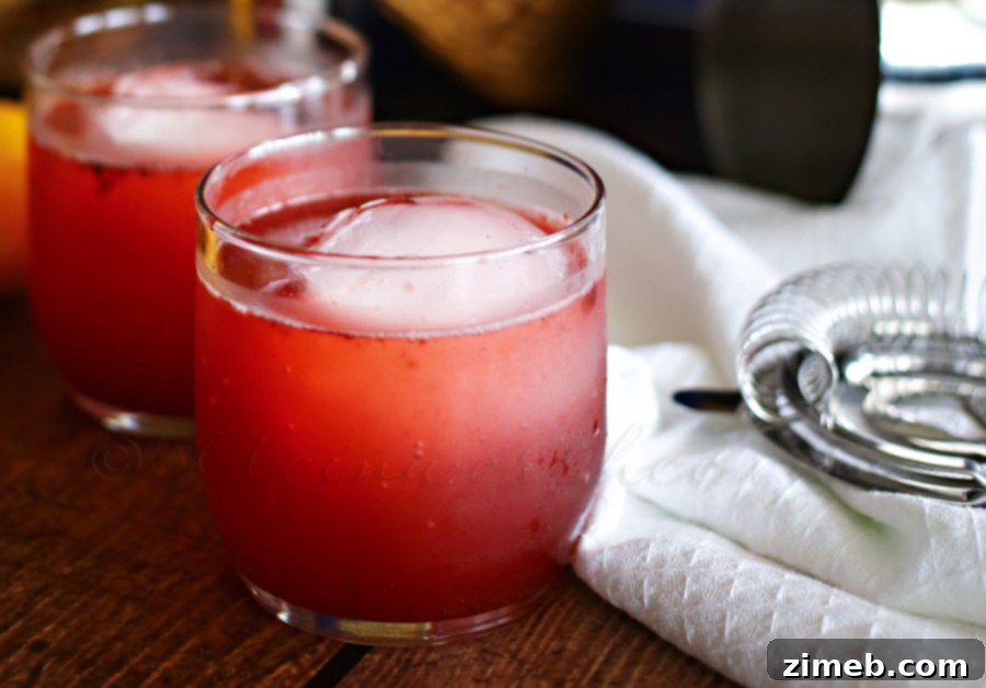 Sweeten Your Monday with a Blackberry Vanilla Mocktail 2 A vibrant glass of Blackberry Vanilla Mocktail, perfectly garnished for a refreshing summer treat.