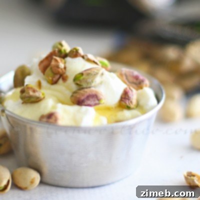 Pistachio & Honey Parfait