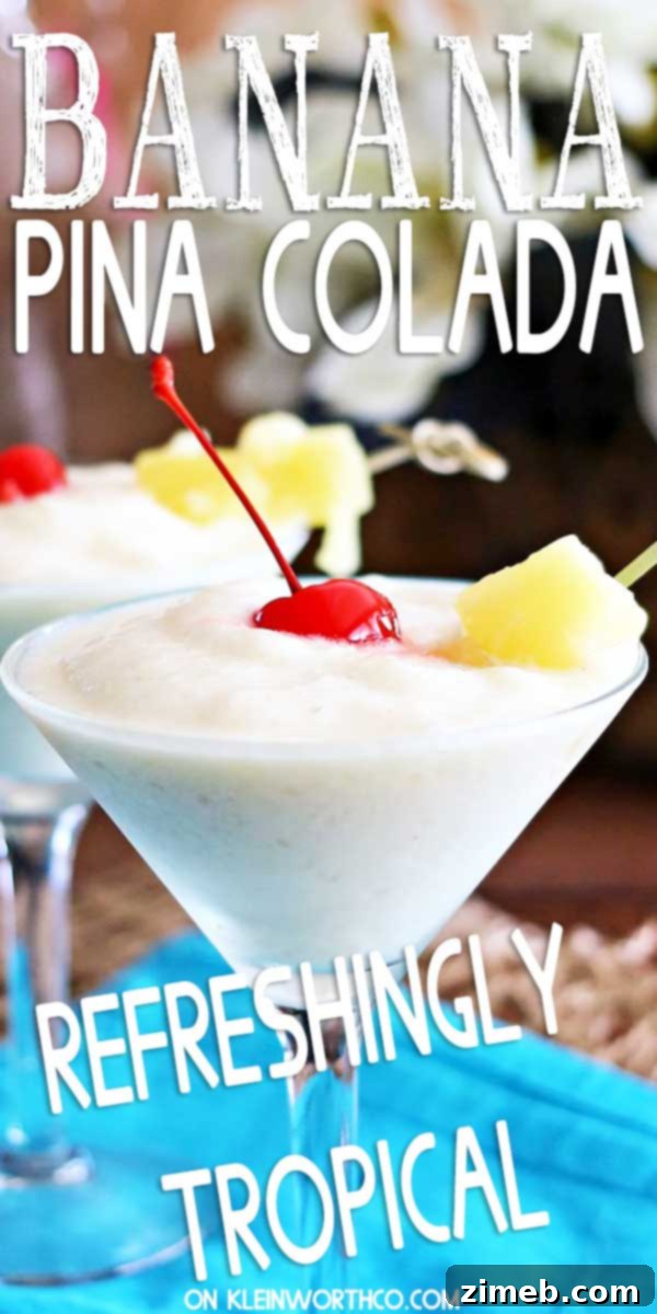 Tropical Banana Bliss 2 Banana Piña Colada