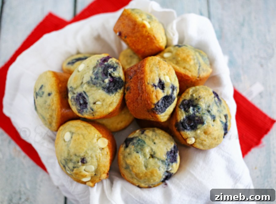 Decadent Blueberry White Chocolate Pancake Muffins 3 Blueberry White Chocolate Pancake Muffins - Deliciously Easy