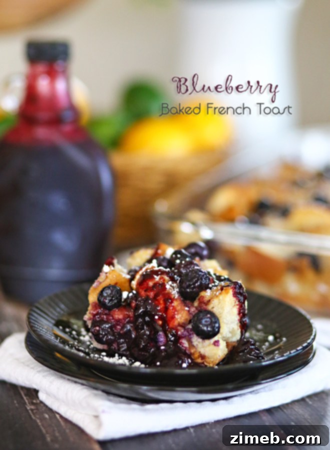 Decadent Blueberry White Chocolate Pancake Muffins 5 Blueberry Baked French Toast - Brunch Favorite