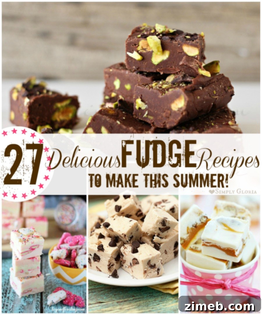 Ultimate Nutter Butter Fudge 5 27 Delicious Fudge Recipes Collage
