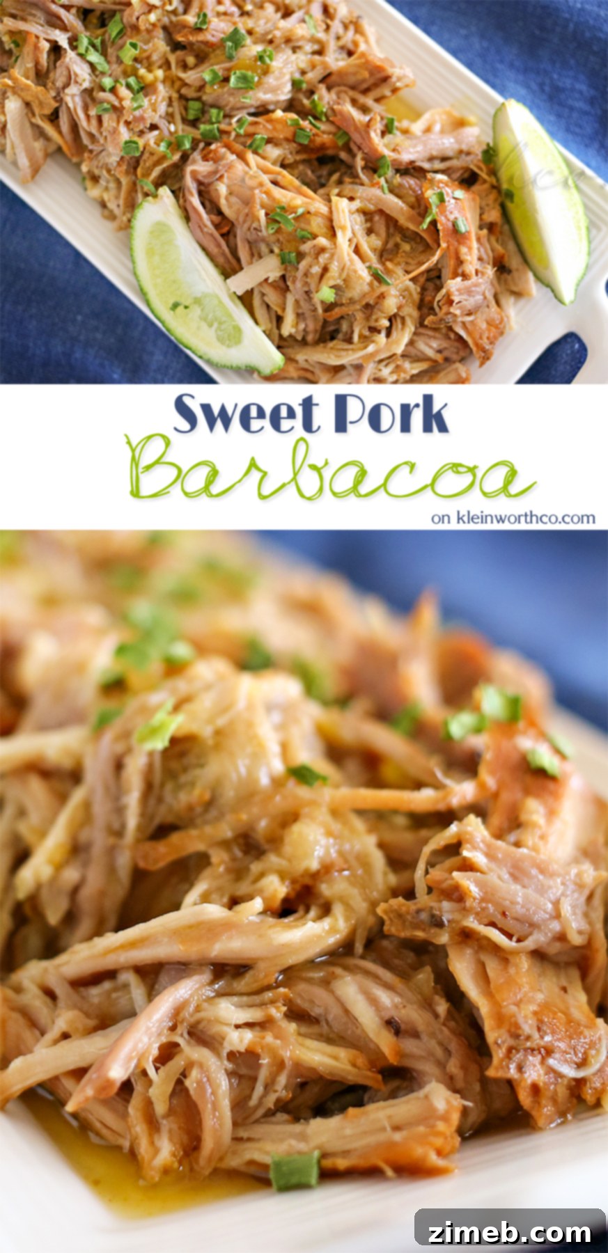 Sweet Pork Barbacoa :Easy Family Dinner Ideas