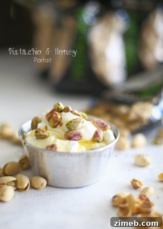 Pistachio & Honey Parfait