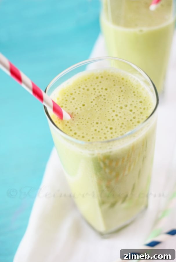 Green Tea Banana Smoothie