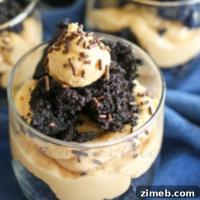 Midnight Velvet Peanut Butter Parfait 4 Black Velvet Peanut Butter Parfait