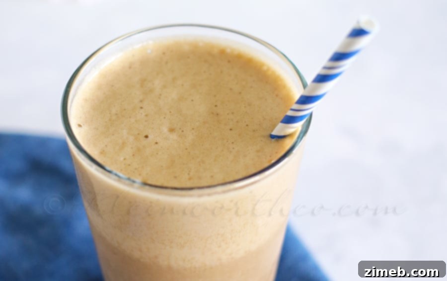 Delicious Iced Coffee Protein Shake for a quick breakfast