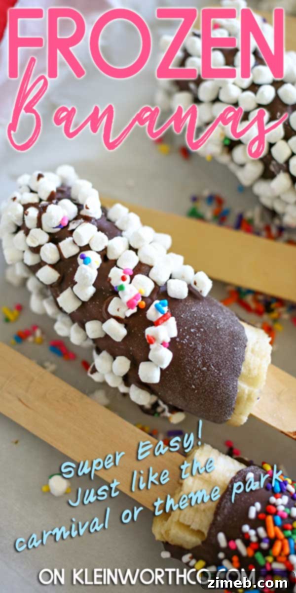 How to make classic chocolate-covered frozen bananas at home, step-by-step guide for a perfect summer treat.