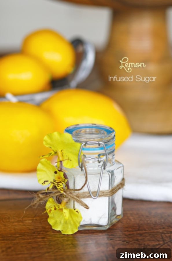 Lemon Infused Sugar