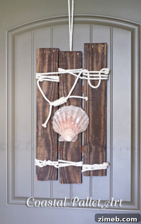 Coastal Pallet Art