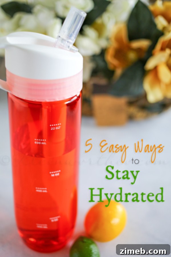 5 Simple Steps to Optimal Hydration 2 5 Easy Ways to Stay Hydrated