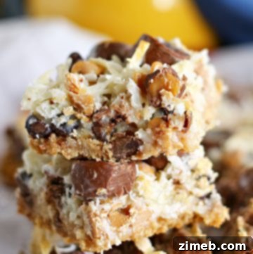 Decadent Peanut Butter Seven-Layer Bars 4 Peanut Butter Seven Layer Bars