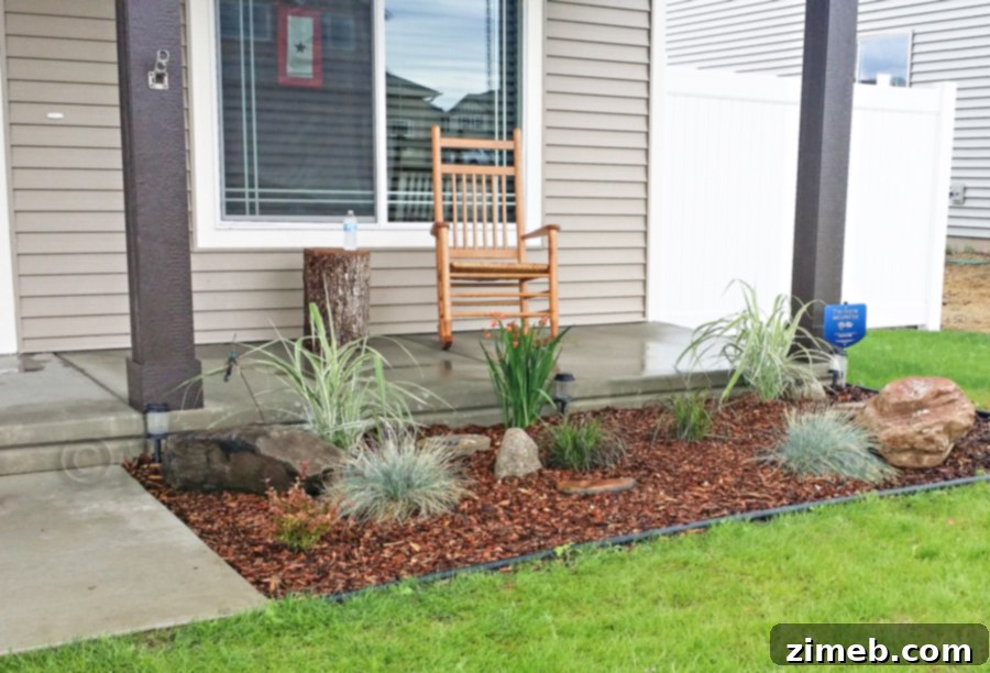 Summer Porch Makeover - before