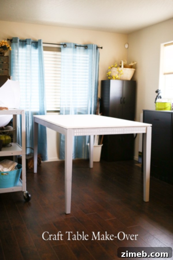 Craft Table Make-Over