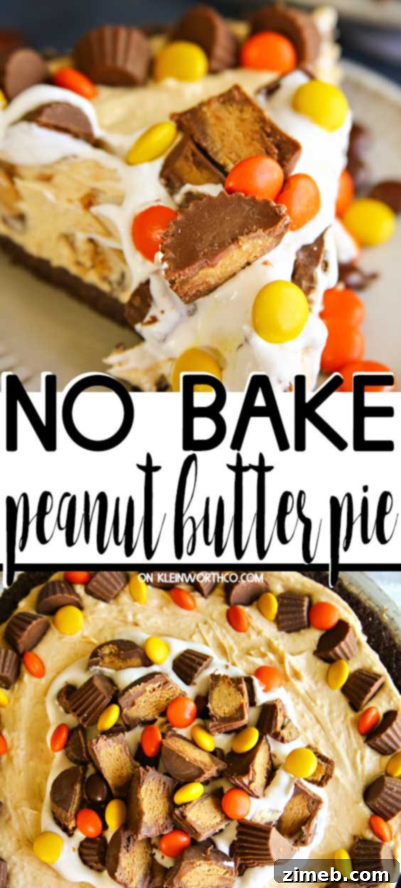No-Bake Peanut Butter Pie