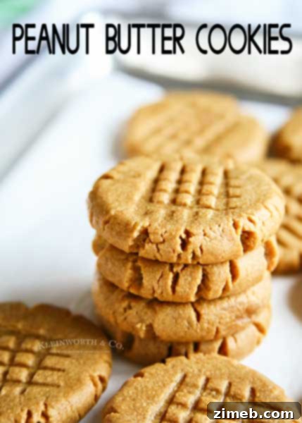 3-Ingredient Peanut Butter Cookies