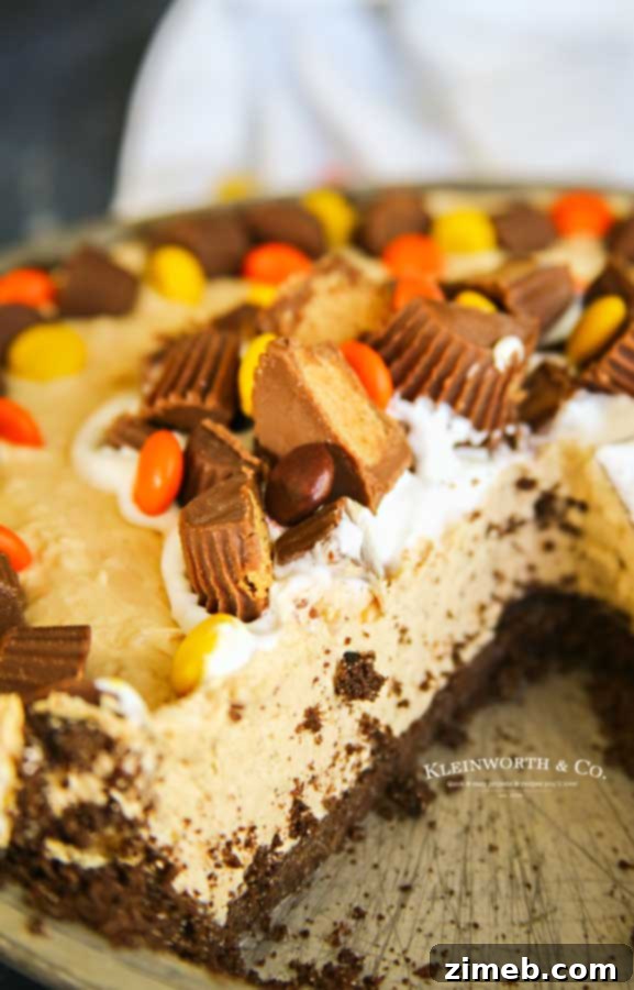 Peanut Butter Cream Pie - No-Bake Peanut Butter Pie
