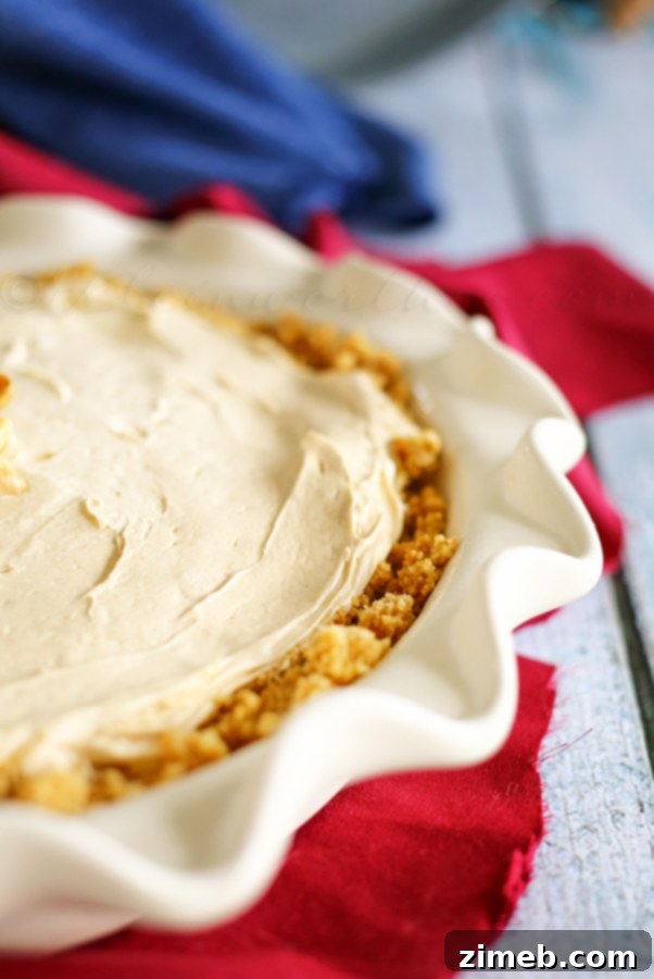 Fall dessert recipe - Peanut Butter Pie