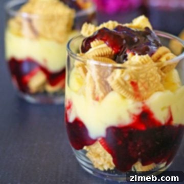 Zesty Berry Oreo Swirl Parfait 5 Blackberry Lemon Oreo Parfait recipe image