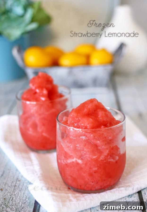 Frozen Strawberry Lemonade