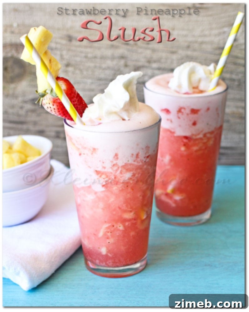 Strawberry Pineapple Slush