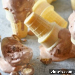 Ruby Red Cherry Ice Blast 15 Chocolate Malted Crunch Ice Cream - Just like you remember from Thrifty {on Kleinworth & Co. www.kleinworthco.com}