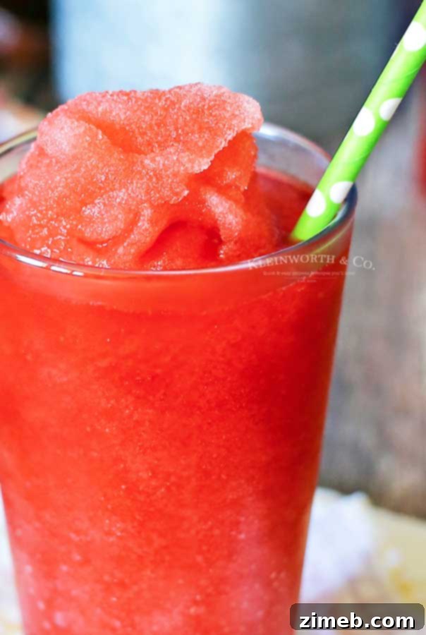 Ruby Red Cherry Ice Blast 5 Homemade Cherry Slurpee recipe
