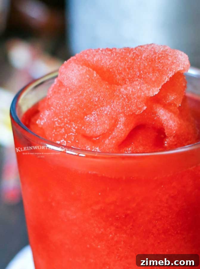 Ruby Red Cherry Ice Blast 6 how to make Homemade Cherry Slurpee