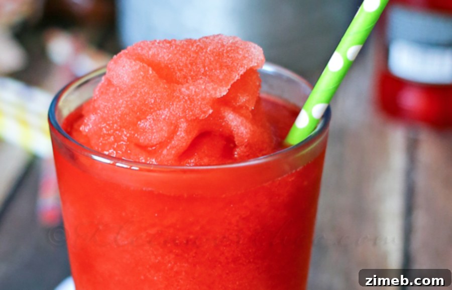 Ruby Red Cherry Ice Blast 7 Homemade Cherry Slurpee
