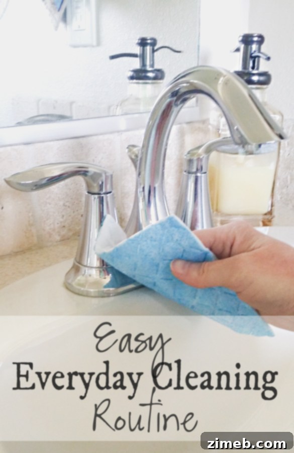 Effortless Daily Home Refresh 2 Easy Everyday Cleaning Routine - Maintain a Sparkling Clean House with Daily Habits