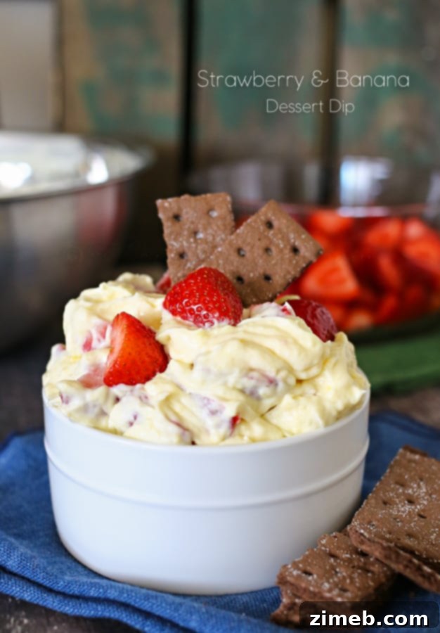 Strawberry & Banana Dessert Dip