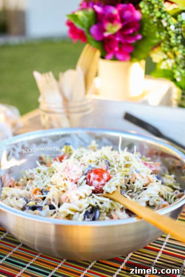 Creamy Parmesan Ranch Pasta Salad 5 How to make creamy Parmesan Ranch Pasta Salad